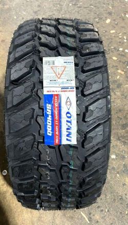 Set of four (4) 33x12.50R20 Otani M/T 12Ply Tires with free Installation. ($800)