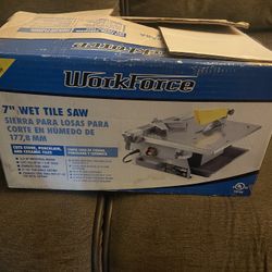 7 wet tile saw