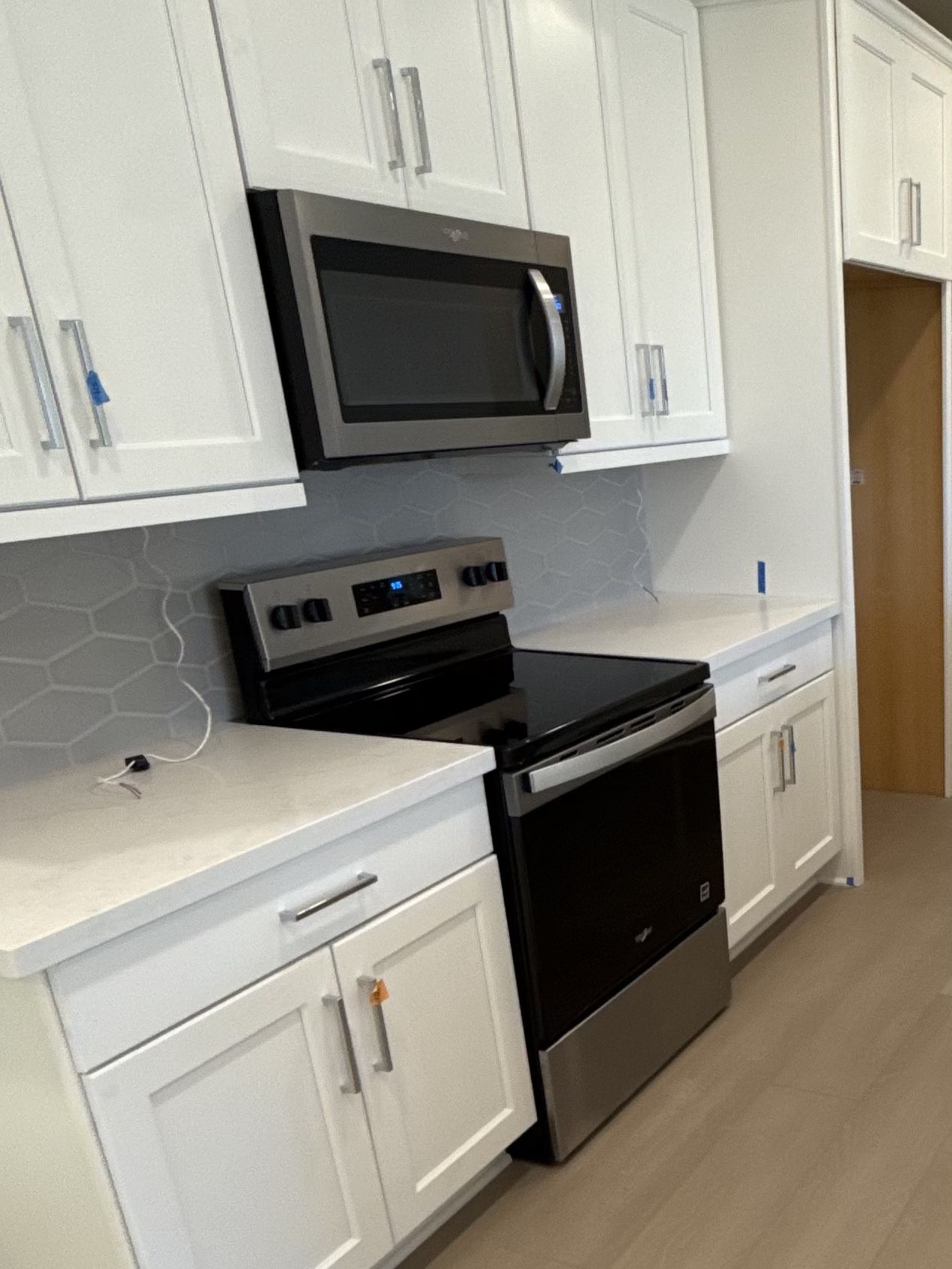 Brand new Whirlpool Stove And Microwave
