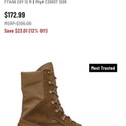 Genuine Belleville Boots (Coyote)