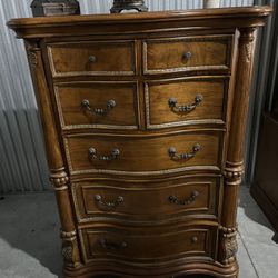 Queen size marble top bedroom set 