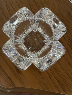Crystal Orrefors Max Signed Votive Candle Holder 