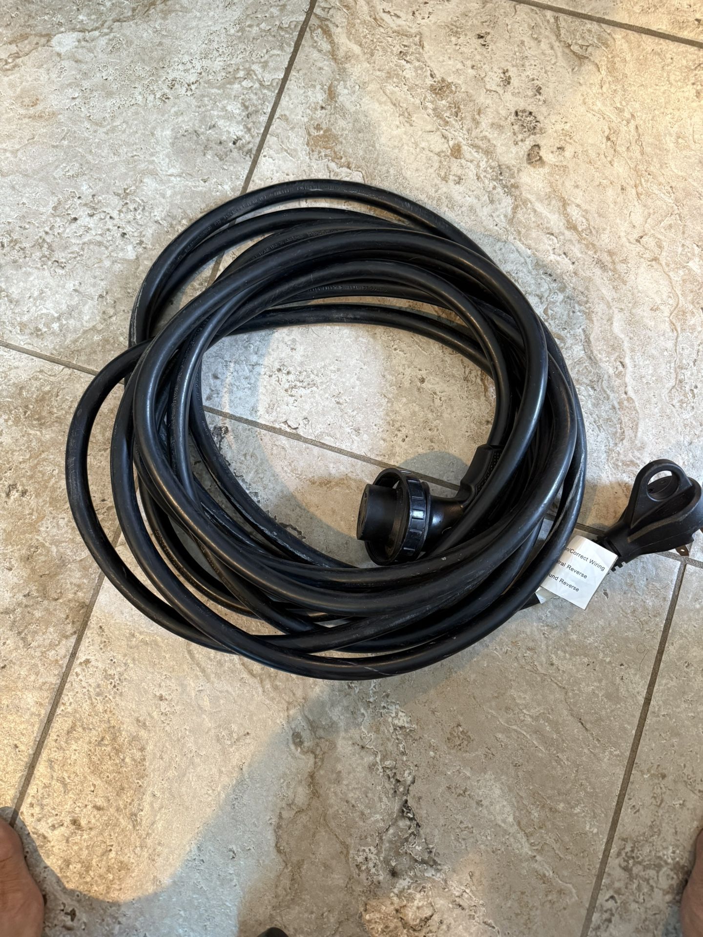 30' 30amp RV Cable With Indicator lights 