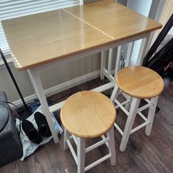 Small Cafe Table With Stools