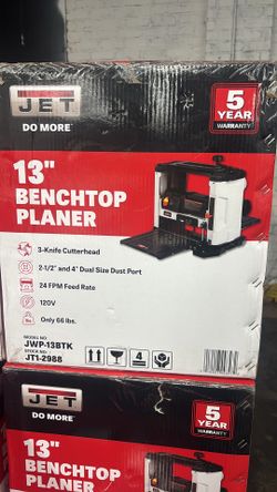 Jet 13” Benchtop Planer