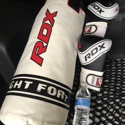 Heavy Bag And Boxing Gloves 