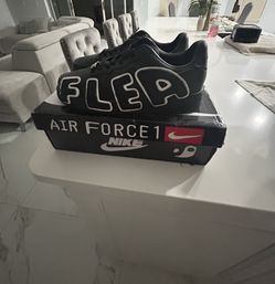 black cpfm airforce 1 size 8.5