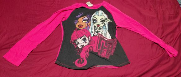Monster High Girls Size 14/16 Multi-Color Polyester Flame Resistant Pajamas