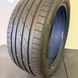 V781  255 40 19 100Y  Hankook  Ventus S1 Evo 3  One Used Tire 60% Life 