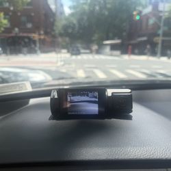 Dashcam With Wires And Rear Cam
