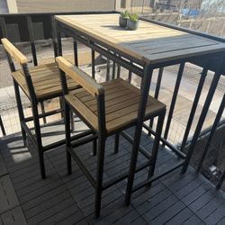 Gorgeous Balcony Breakfast Table $75