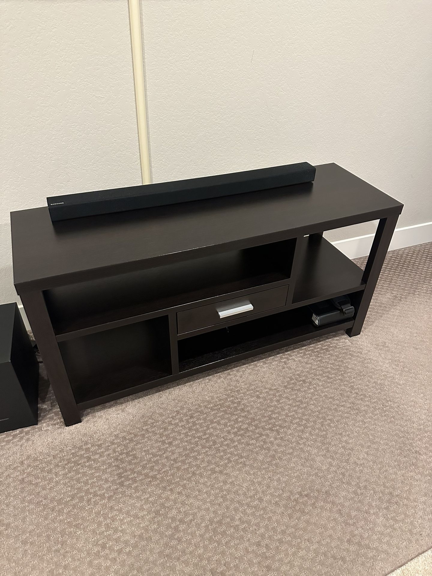 Asymmetric 47” TV stand