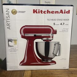 KitchenAid Artisan Series 5 Quart Tilt-Head Stand Mixer - EMPIRE RED