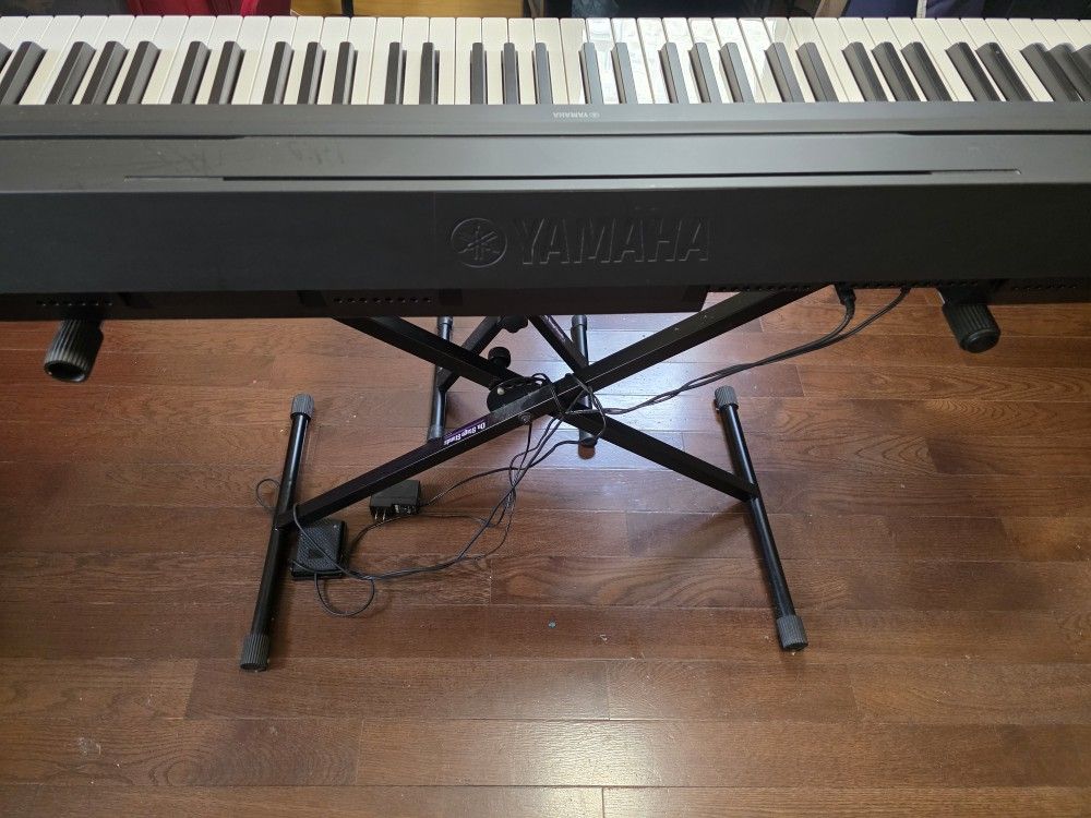 Moving Sale – Yamaha P45 Digital Piano + Stand + Chair – $150