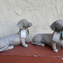 dachshund statues