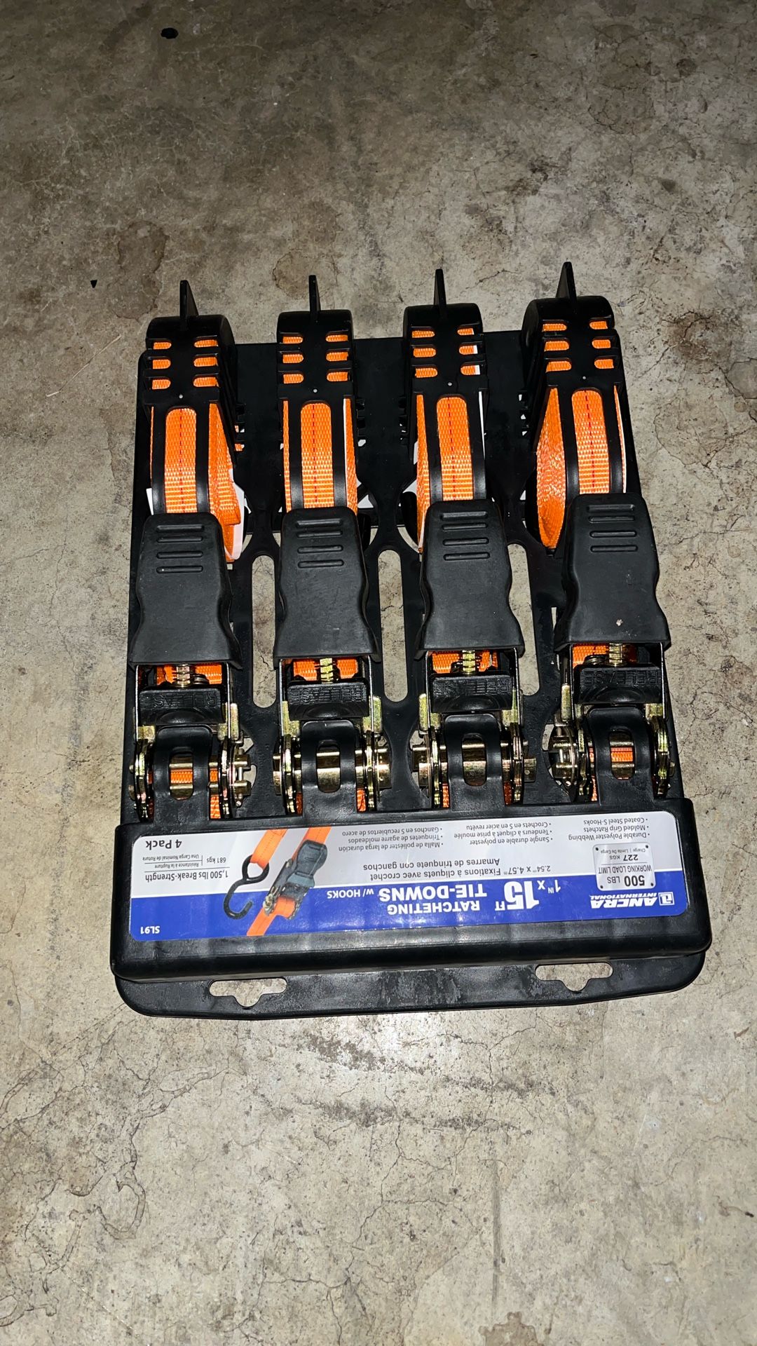 Pack Of 4 Ratchet Straps