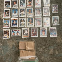 26 Porcelain baseball cards With 13 Stands.
