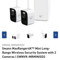 Swann Cameras 2 Pack With Hub Wireless Brand New 