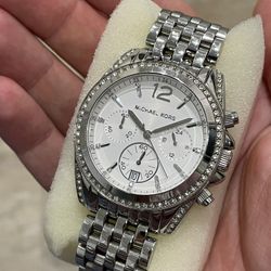 Michael Kors Ladies Stainless Steel Chronograph Watch