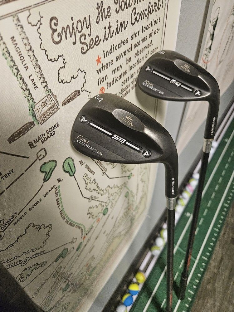 Cobra Men's Golf Wedge Set - Snake Bite - Black Finish - Modus Tour 105 X