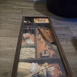Rustic Shadow Box Wall Art Farmhouse Decor