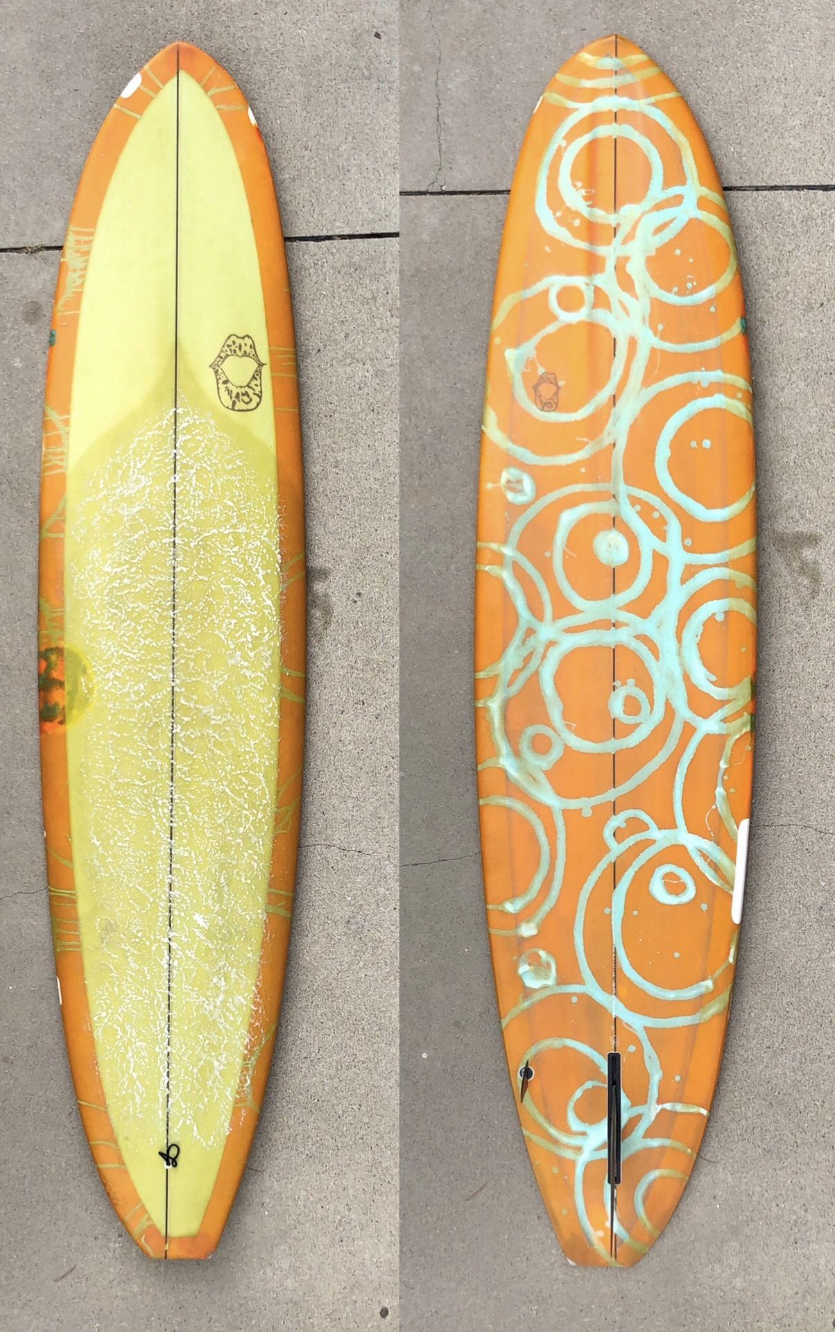 Travis Reynolds x Thomas Campbell 8’ asymmetrical midlength surfboard