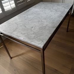 Marble Pottery Barn Dining Table 