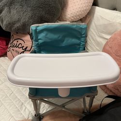 Portable Infant Booster Seat, Teal, 6 Months +