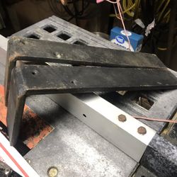 Heavy Steel Angle Brackets Pair With Mount holes $15 