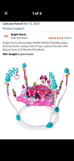 Minnie Mouse activity jumper