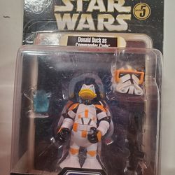 Star Wars Donald Duck as Commander Cody figure Rare