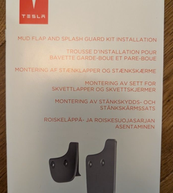 Tesla Model 3 2024 or later Mud Flaps Splash Guard Kit NEW