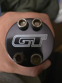 Selling a GT Piston BMX Stem 1 1/8 inch Threadless 4 Bolt Black 50mm