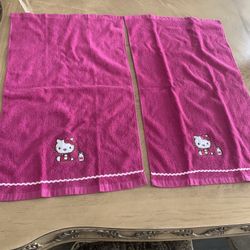 Hello Kitty Hand Towels