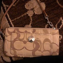 Vintage Coach Wristlet 