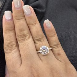 3 carats Diamond ring in 18k gold