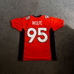 Derek Wolfe Autographed Jersey