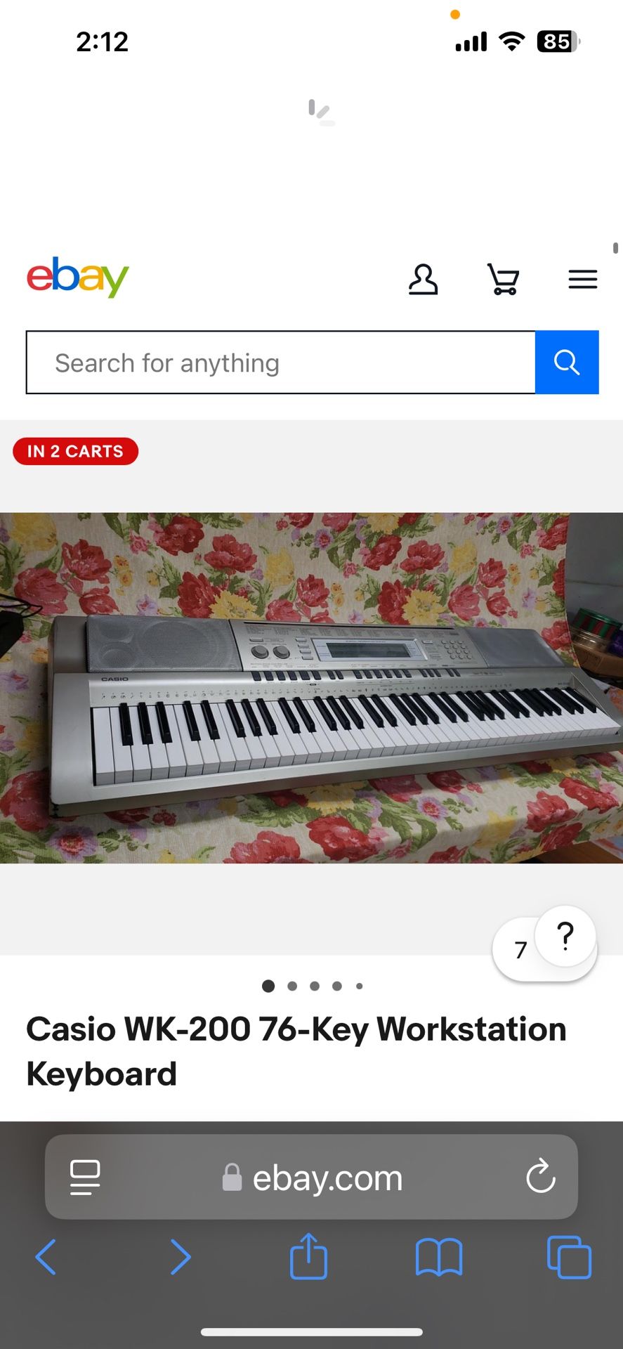 Casio electronic Piano