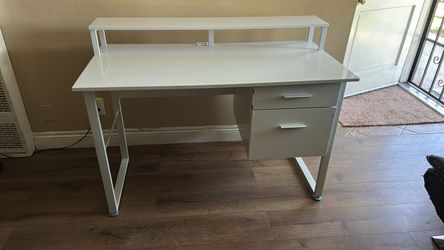 White desk