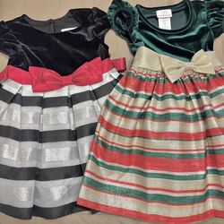 2 Toddler Girl Dresses – Size 2T 