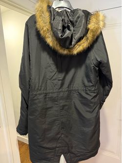 Nicce London Black Hooded Parka L