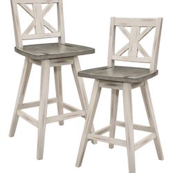 Farmhouse Bar Stools Set Of 4 $250