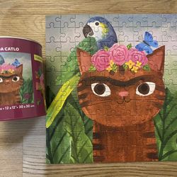 Puzzle 100 Frida Catlo Kids toy 