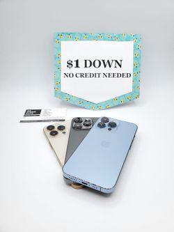 Apple iPhone 13 Pro Max 5G Unlocked For All - 90 DAY WARRANTY - $1 DOWN - NO CREDIT NEEDED 