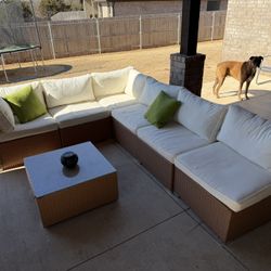 Outdoor Wicker Sectional 