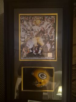 Bart Starr NFL Autographed Photo Shadow box