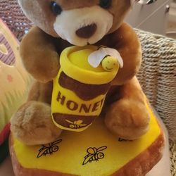 HONEY BEAR PLUSH NEW