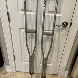 Lightweight Aluminum Crutches 