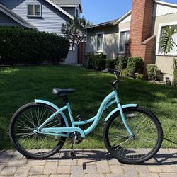 26” beach cruiser bike