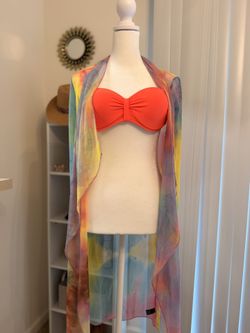 swimsuit with a flared top